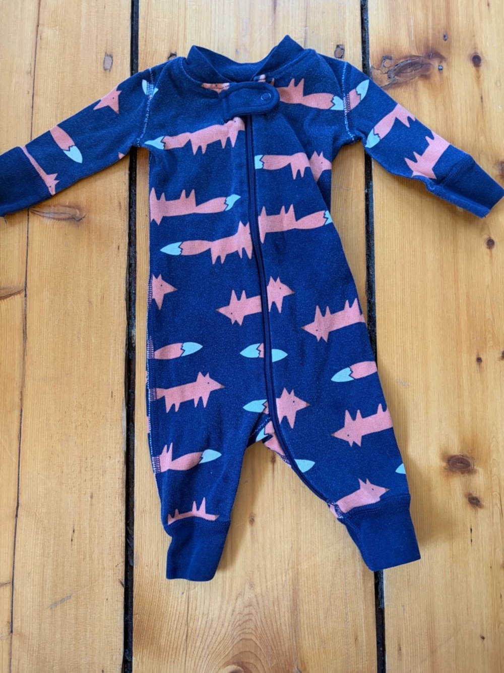 Hanna Andersson fox sleeper ages 0-3months